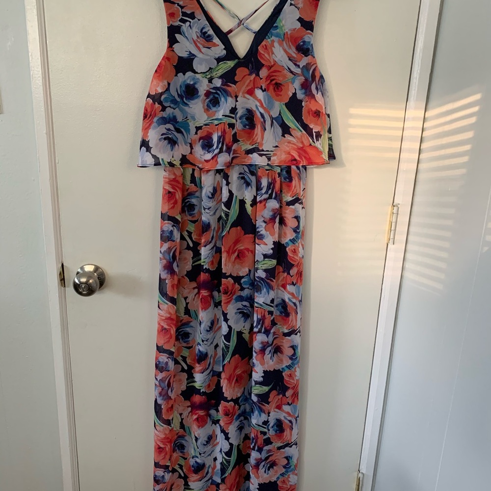 Floral maxi dress